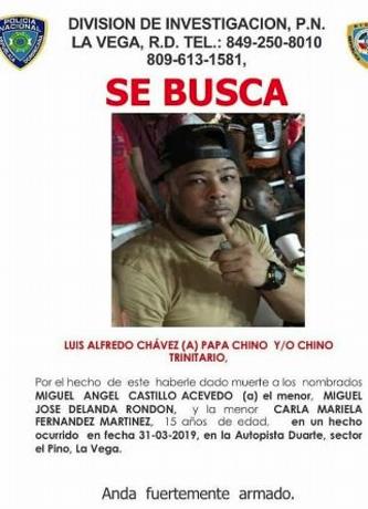 Identifican a uno de los presuntos participantes en triple asesinato en La Vega