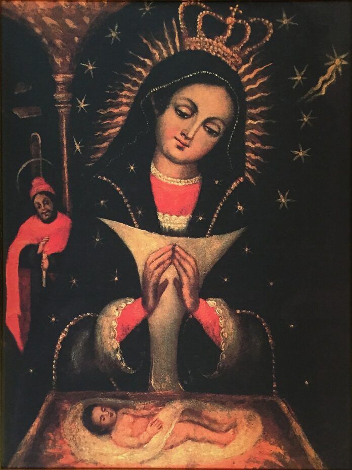 coronación de la Virgen de La Altagracia