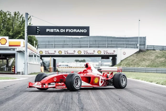Conoce el precio del chasis Ferrari con el que Schumacher ganó su sexto título de F1