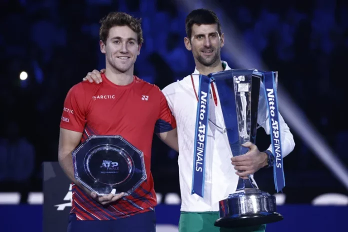 Djokovic venció a Casper Ruud y se quedó con el Masters de tenis