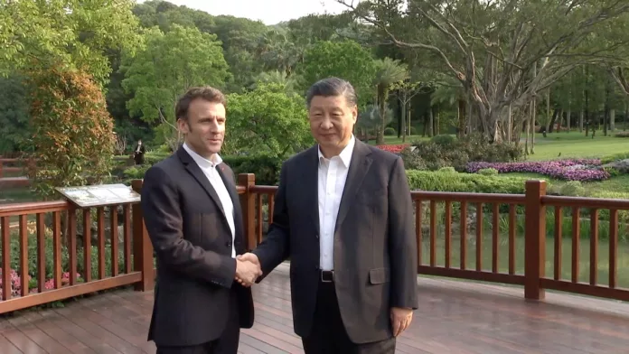 Los comentarios de Macron entusiasman al régimen chino