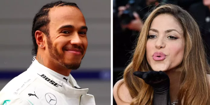 Una foto de Shakira alimenta rumores sobre un romance con Lewis Hamilton