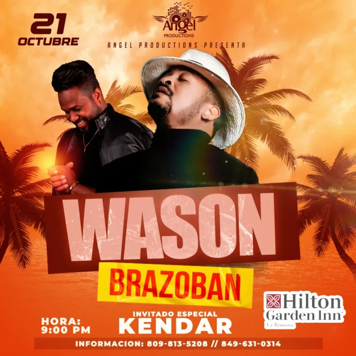 Listo el concierto de Wason Brazobán mañana sábado