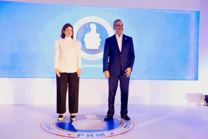 Presidente Abinader anuncia vicepresidenta Raquel Peña será nuevamente su compañera de boleta